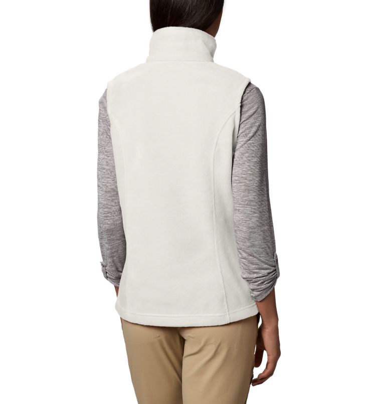 Women's Benton Springs Fleece Vest - Petite, Color: Sea Salt, image 2