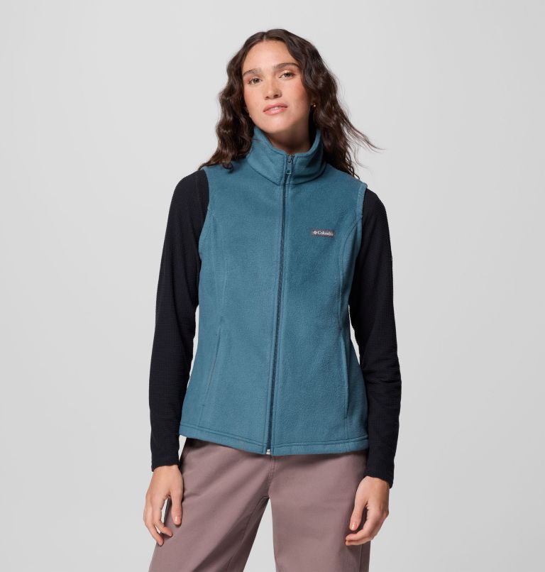 Women's Benton Springs Fleece Vest - Petite, Color: Everblue, image 1