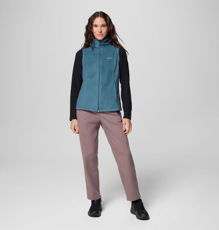 Women's Benton Springs Fleece Vest - Petite, Color: Everblue, image 2