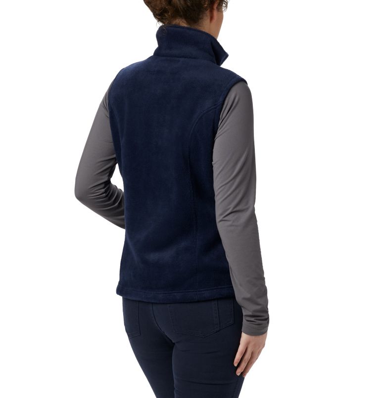 Women's Benton Springs Fleece Vest - Petite, Color: Dark Nocturnal, image 2