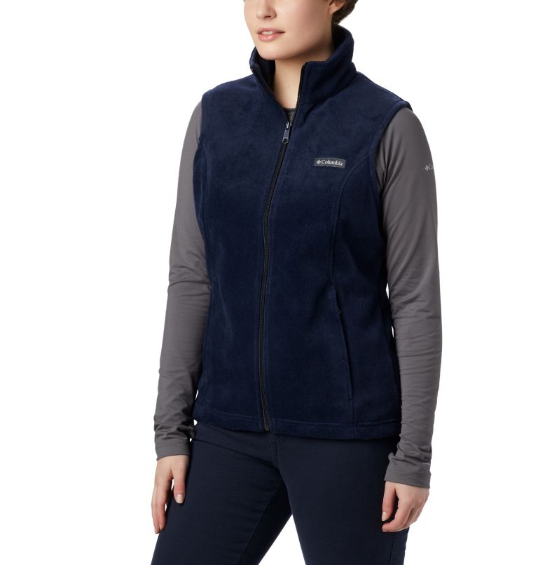 Women's Benton Springs Fleece Vest - Petite, Color: Dark Nocturnal, image 1