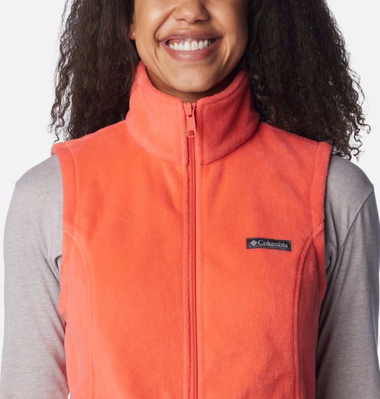 Columbia Women's Benton Springs Soft Fleece Vest, Sea Salt, X-Small