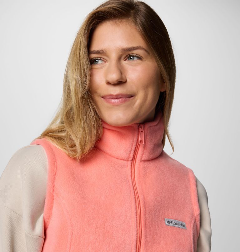 Women's Benton Springs Fleece Vest - Petite, Color: Alpenglow, image 4