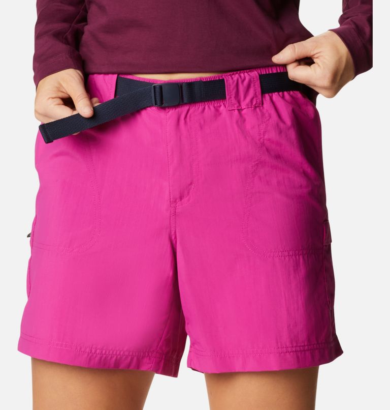 Thumbnail: Women's Sandy River Cargo Shorts, Color: Wild Fuchsia, image 4