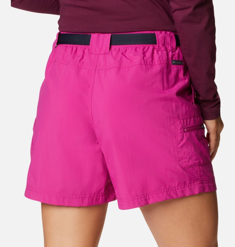 Thumbnail: Women's Sandy River Cargo Shorts, Color: Wild Fuchsia, image 5