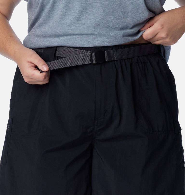 Thumbnail: Women's Sandy River Cargo Shorts - Plus Size, Color: Black, image 4