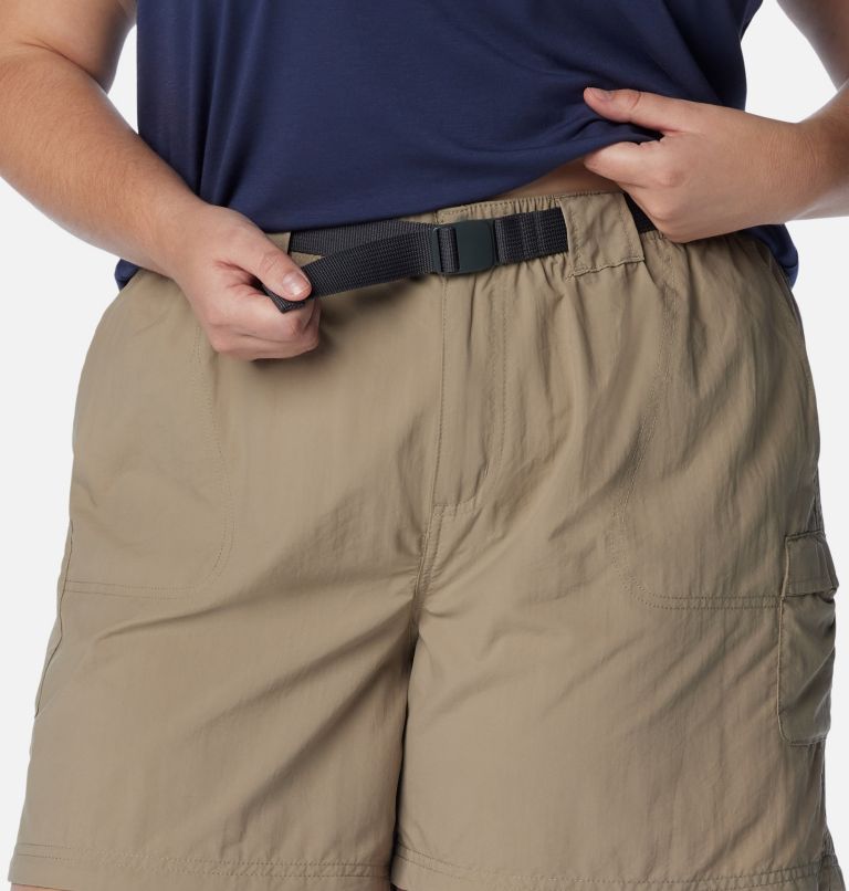 Women's Sandy River Cargo Shorts - Plus Size, Color: Tusk, image 4