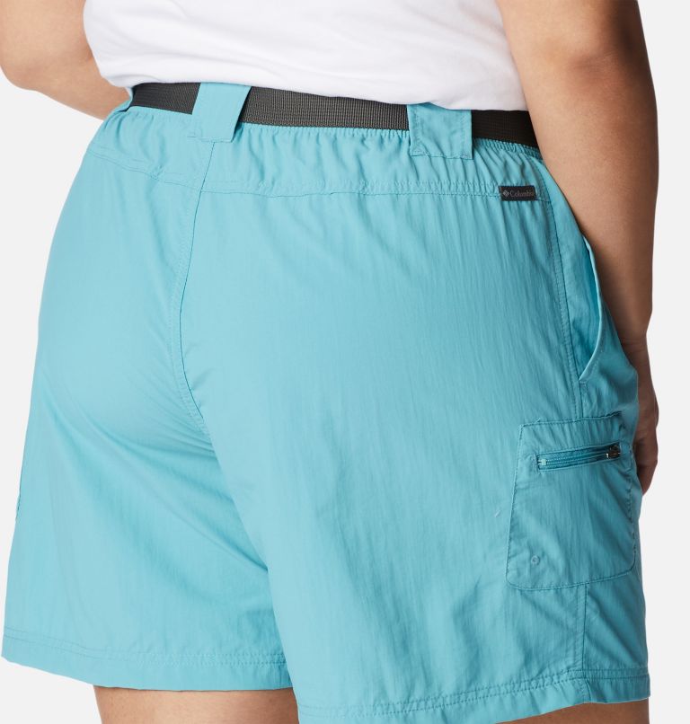 Women's Sandy River Cargo Shorts - Plus Size, Color: Sea Wave