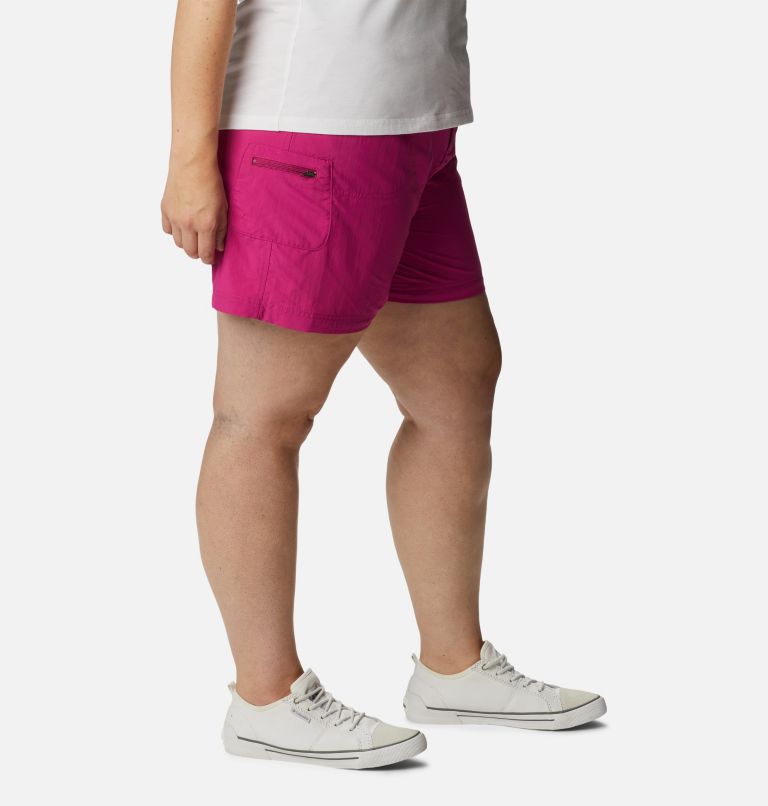 Women's Sandy River Cargo Shorts - Plus Size, Color: Wild Fuchsia, image 6