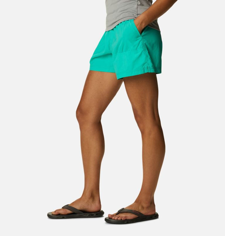 Women's Sandy River Shorts, Color: Electric Turquoise, image 3