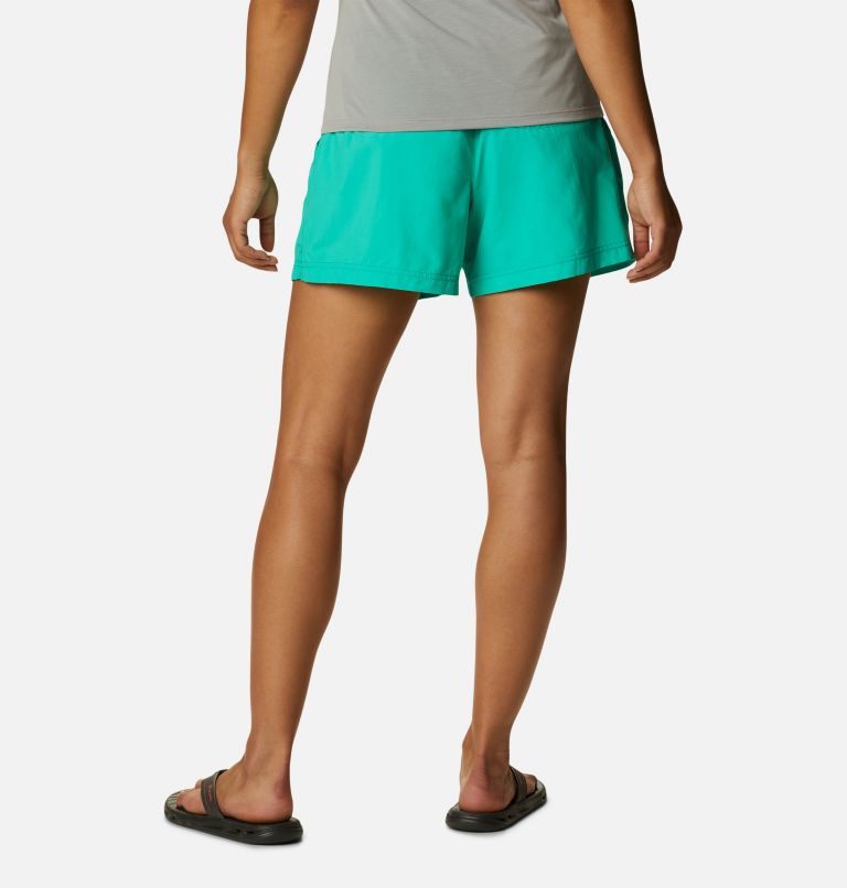 Women's Sandy River Shorts, Color: Electric Turquoise, image 2
