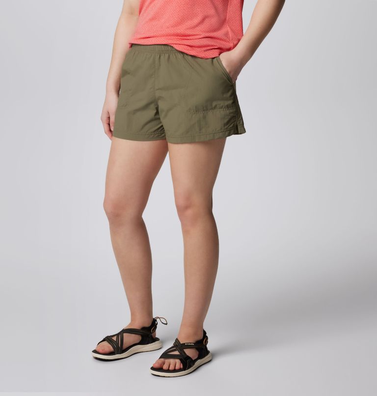 Columbia Shorts | Columbia Pfg Shorts Men's L Olive Green Fishing Cargo Elastic Waist Outdoor | Color: Green | Size: L | Pm-98087781's Closet