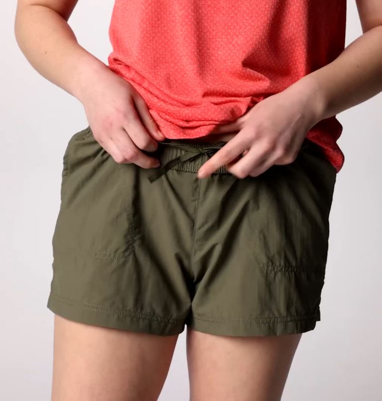 Women's Sandy River Shorts, Color: Stone Green