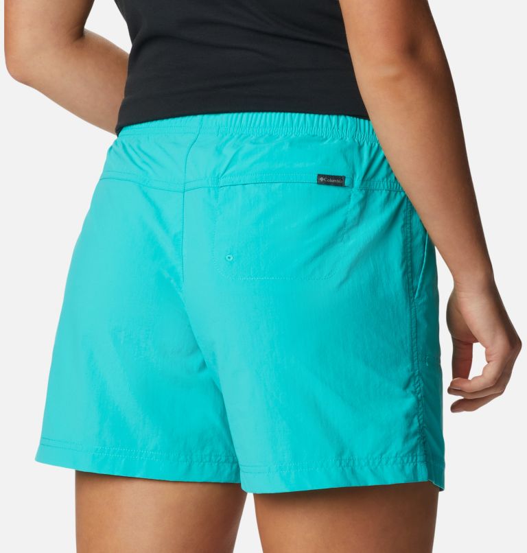 Thumbnail: Women's Sandy River Shorts, Color: Bright Aqua, image 5