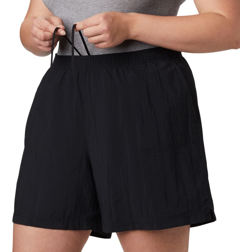 Thumbnail: Women's Sandy River Shorts - Plus Size, Color: Black, image 6