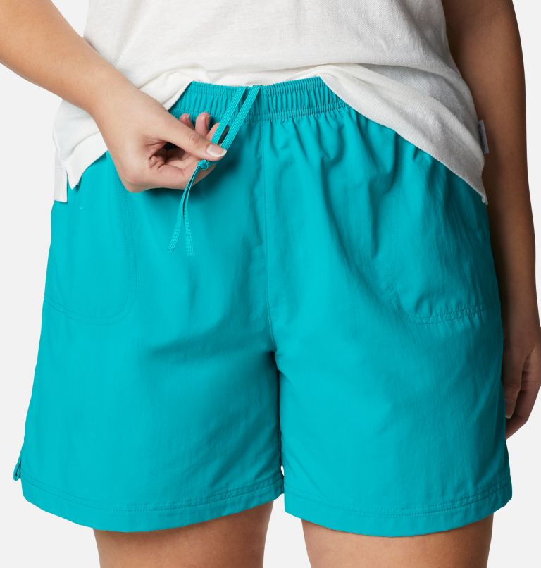 Women's Sandy River Shorts - Plus Size, Color: Tropic Water, image 4
