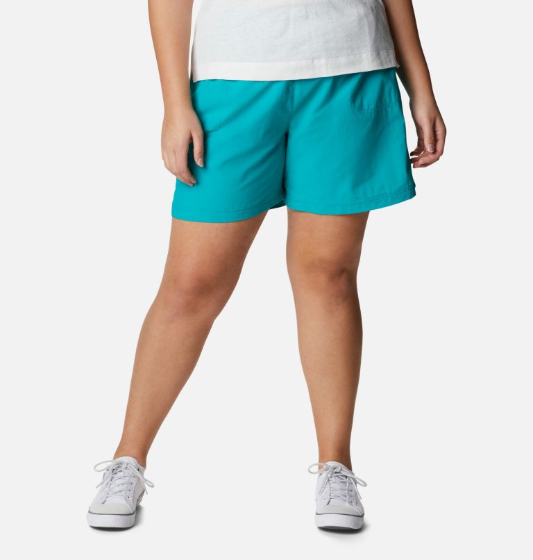 Women's Sandy River Shorts - Plus Size, Color: Tropic Water, image 1