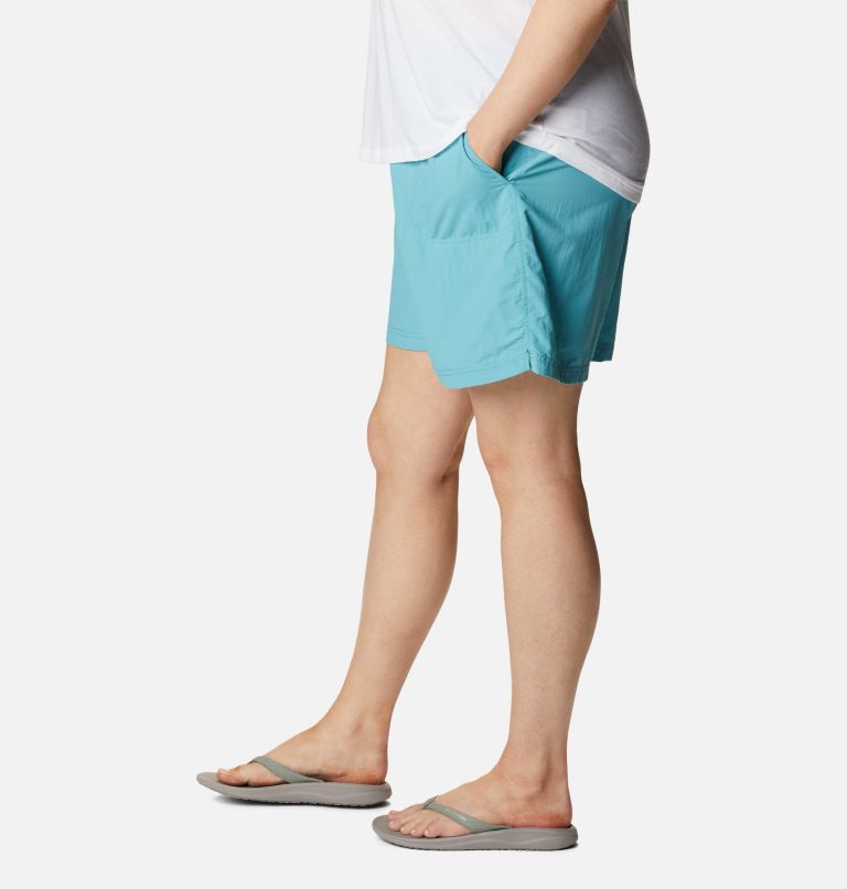 Women's Sandy River Shorts - Plus Size, Color: Sea Wave, image 3