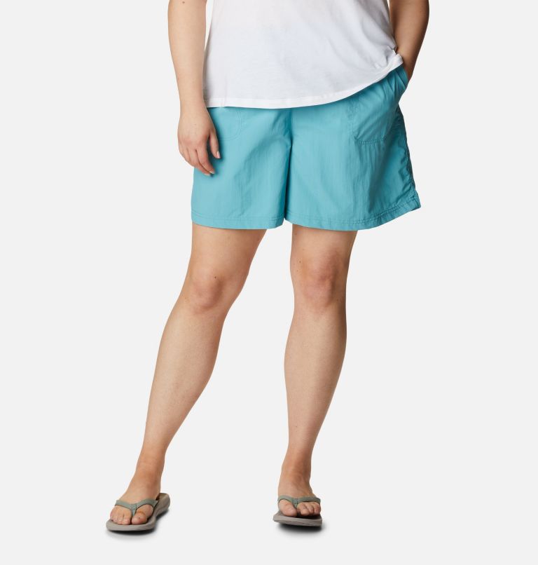 Women's Sandy River Shorts - Plus Size, Color: Sea Wave, image 1
