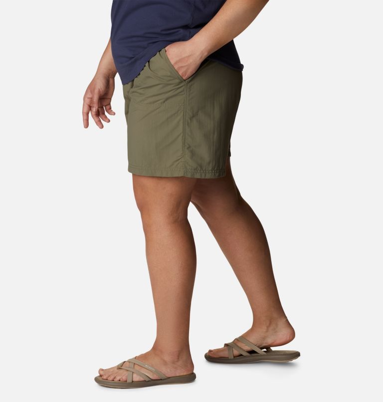 Women's Sandy River Shorts - Plus Size, Color: Stone Green, image 3