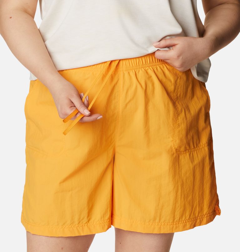 Women's Sandy River Shorts - Plus Size, Color: Mango, image 4
