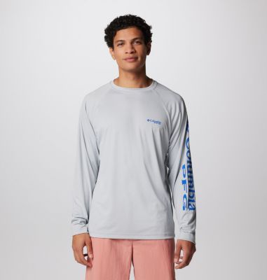 Columbia Men's Super Bonehead Classic Short Sleeve Fishing Shirt, 100%  Cotton, Dolphin Ombre Gingham, X-Large