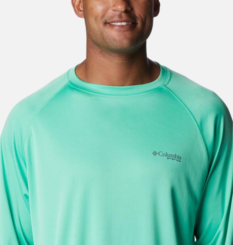 Terminal Tackle LS Shirt | 379 | 4XT, Color: Light Jade, Metal Logo, image 4