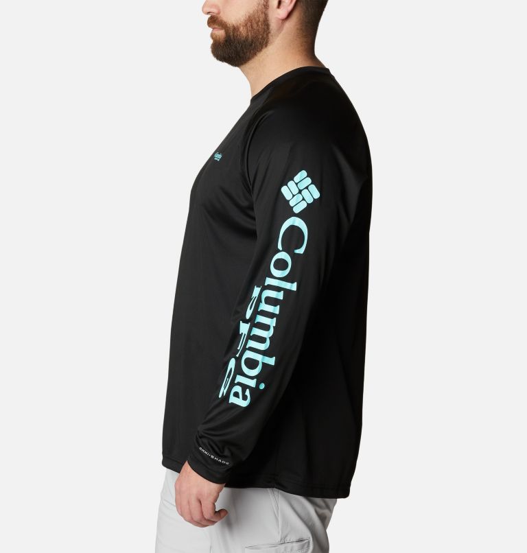 Men's PFG Terminal Tackle Long Sleeve Shirt - Big, Color: Black, Gulf Stream Logo, image 3