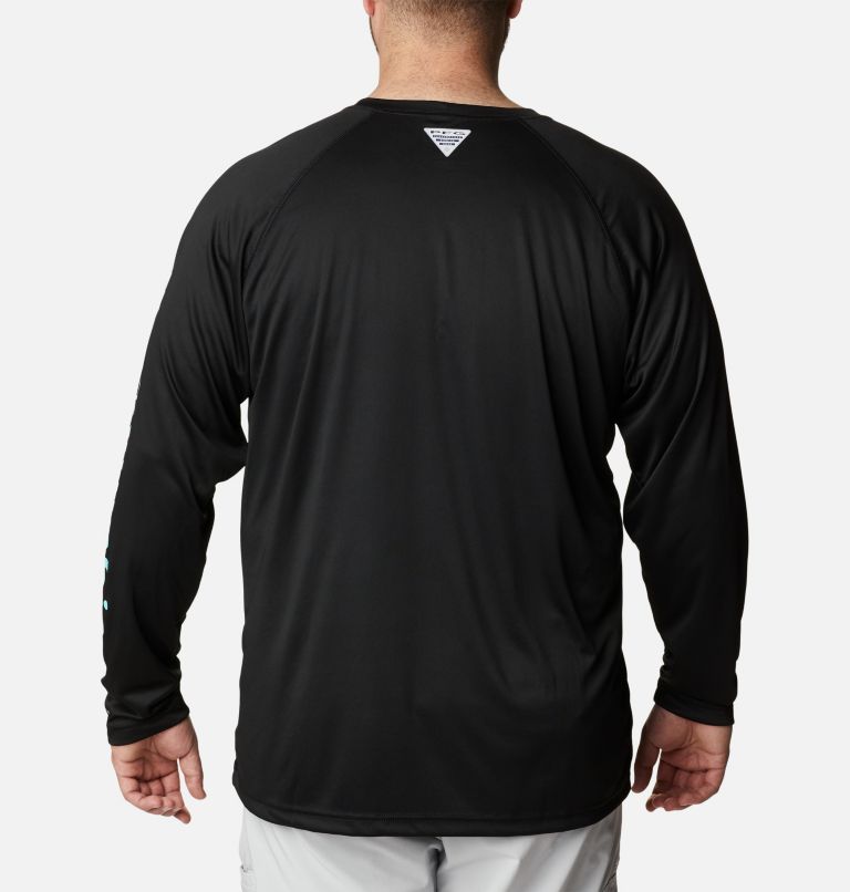 Men's PFG Terminal Tackle Long Sleeve Shirt - Big, Color: Black, Gulf Stream Logo, image 2
