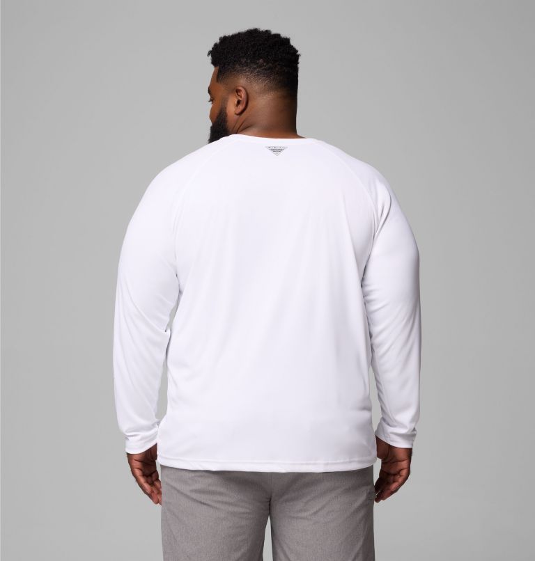 Men's PFG Terminal Tackle Long Sleeve Shirt - Big, Color: White, Nightshade Logo, image 3