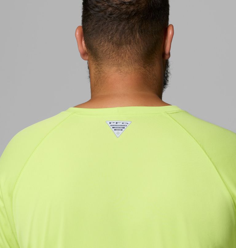 Men's PFG Terminal Tackle Long Sleeve Shirt - Big, Color: Voltage, White Logo, image 6