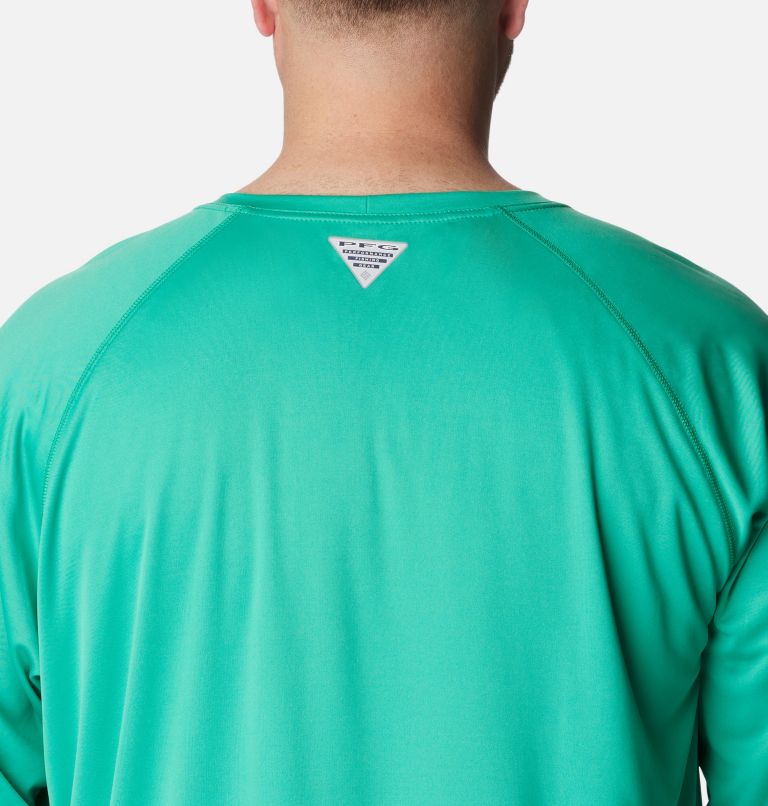 Thumbnail: Men’s PFG Terminal Tackle Long Sleeve Shirt - Big, Color: Circuit, Key West Logo, image 5