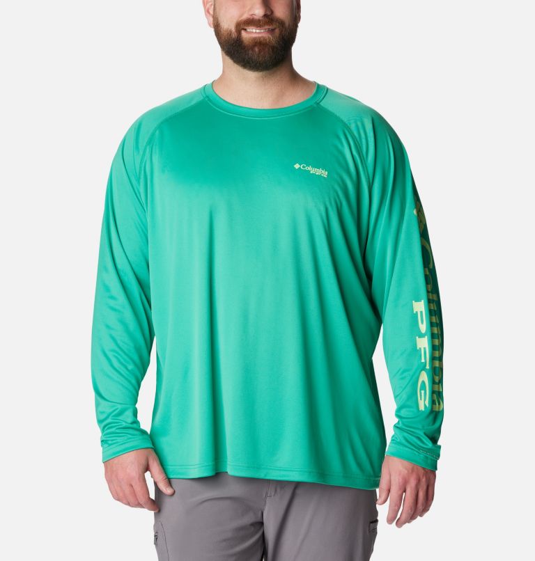 Men’s PFG Terminal Tackle Long Sleeve Shirt - Big, Color: Circuit, Key West Logo, image 1