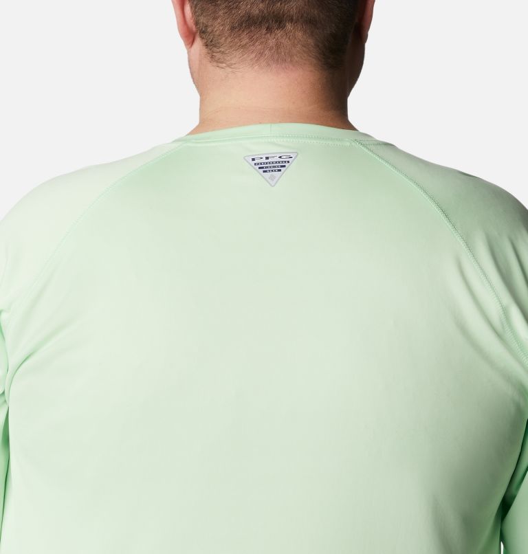 Men's PFG Terminal Tackle Long Sleeve Shirt - Big, Color: Key West, Vivid Blue Logo, image 5
