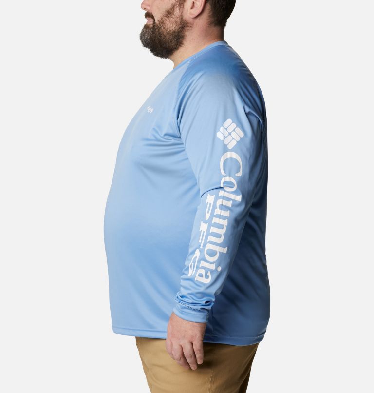 Men's PFG Terminal Tackle Long Sleeve Shirt - Big, Color: White Cap, White Logo, image 1