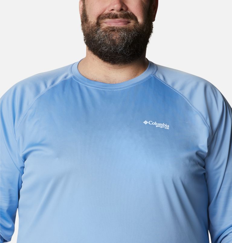 Men's PFG Terminal Tackle Long Sleeve Shirt - Big, Color: White Cap, White Logo, image 2