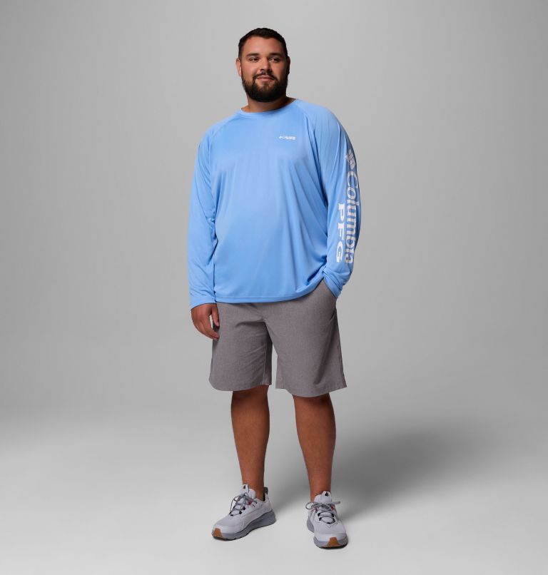 Men's PFG Terminal Tackle Long Sleeve Shirt - Big, Color: White Cap, White Logo, image 2