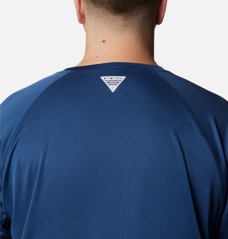 T-shirt à manches longues PFG Terminal Tackle pour homme - Grandes tailles, Color: Carbon, Red Spark Logo, image 5