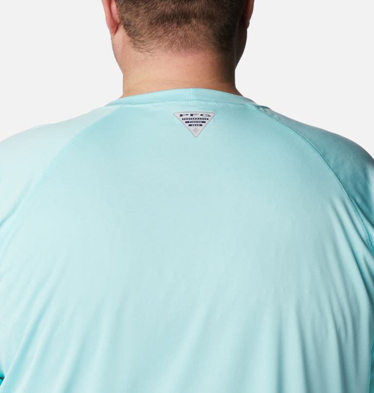 Men's PFG Terminal Tackle Long Sleeve Shirt - Big, Color: Gulf Stream, Black Logo, image 5