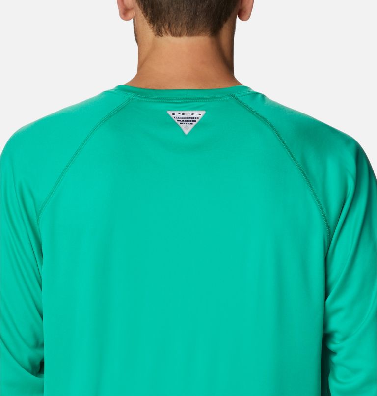 Thumbnail: Men's PFG Terminal Tackle Long Sleeve Shirt - Tall, Color: Circuit, Key West Logo, image 5