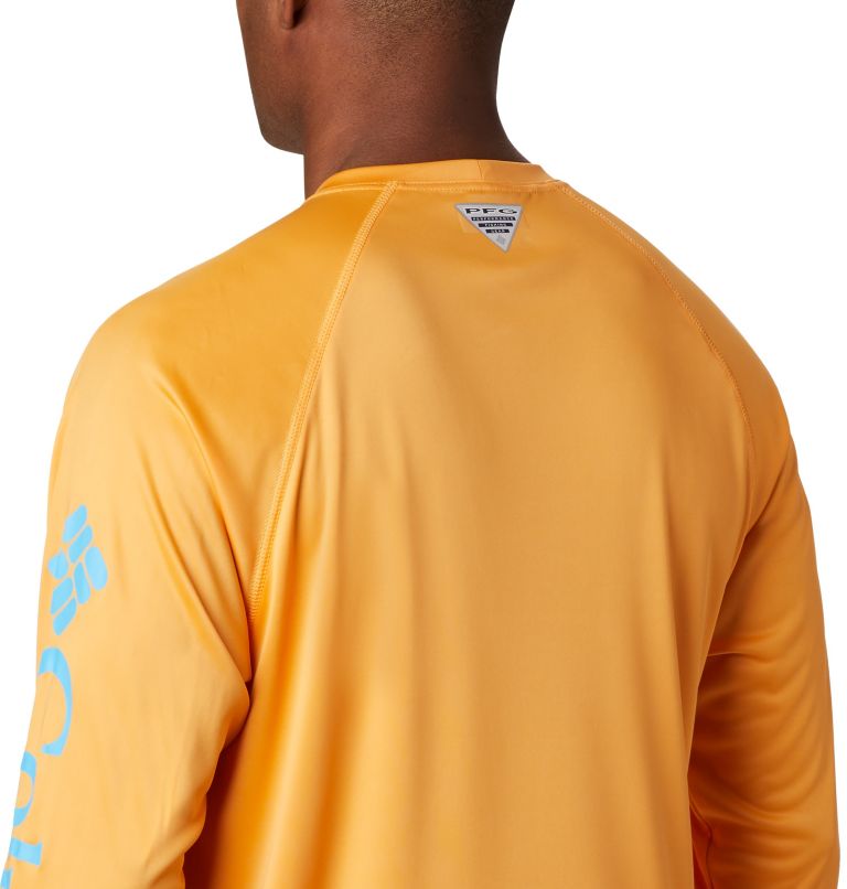 Terminal Tackle LS Shirt | 841 | LT, Color: Summer Orange, Riptide Logo, image 5