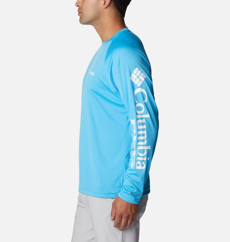Terminal Tackle LS Shirt | 903 | 4XT, Color: Riptide, White Logo, image 3