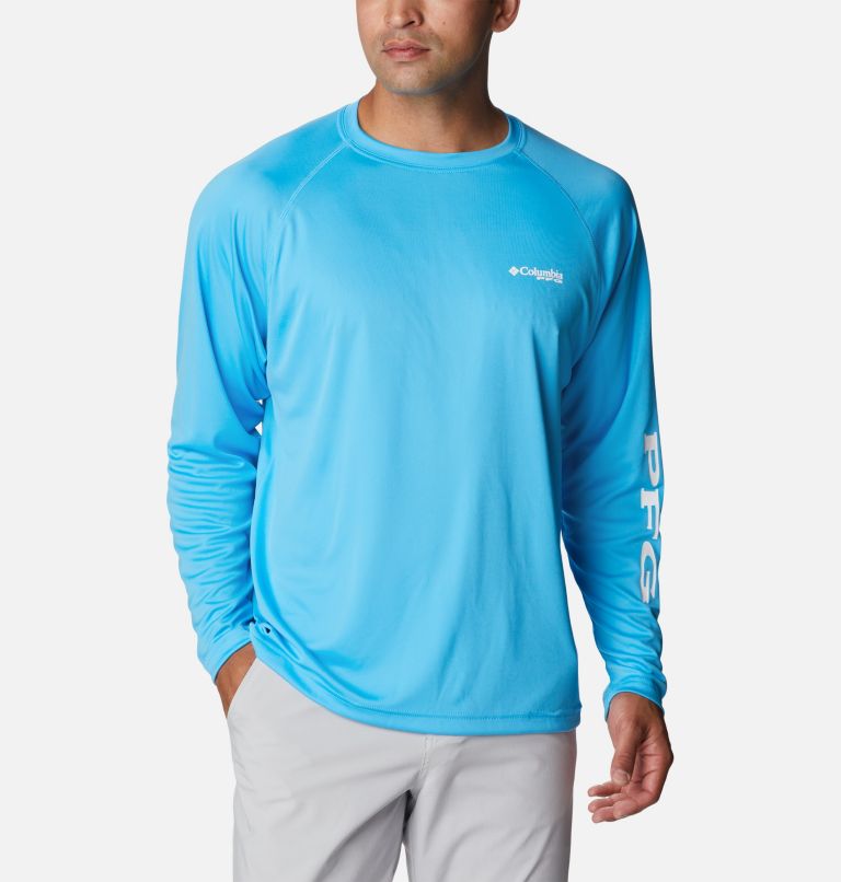 Terminal Tackle LS Shirt | 903 | 4XT, Color: Riptide, White Logo, image 1