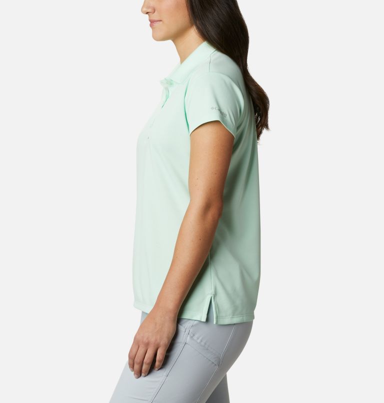 Women’s PFG Innisfree Short Sleeve Polo, Color: Light Mint, image 3