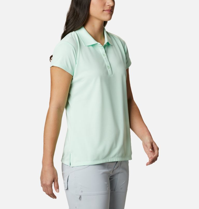 Women’s PFG Innisfree Short Sleeve Polo, Color: Light Mint, image 5