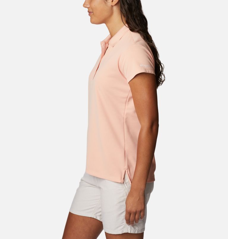 Women’s PFG Innisfree Short Sleeve Polo, Color: Light Coral, image 3