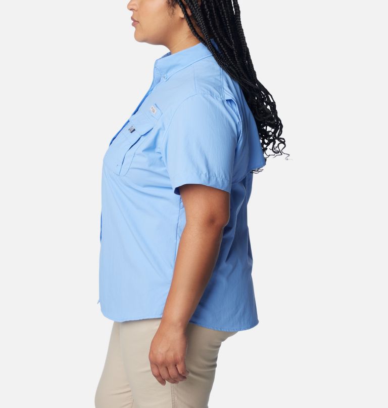 Women’s PFG Bahama Short Sleeve - Plus Size, Color: White Cap, image 3
