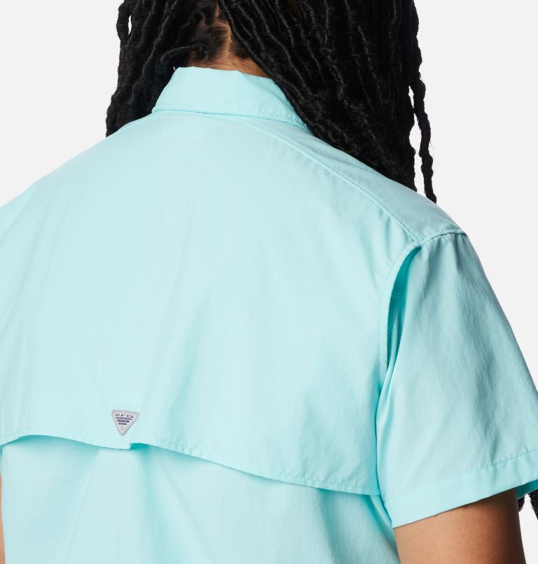 Women’s PFG Bahama Short Sleeve - Plus Size, Color: Gulf Stream, image 5