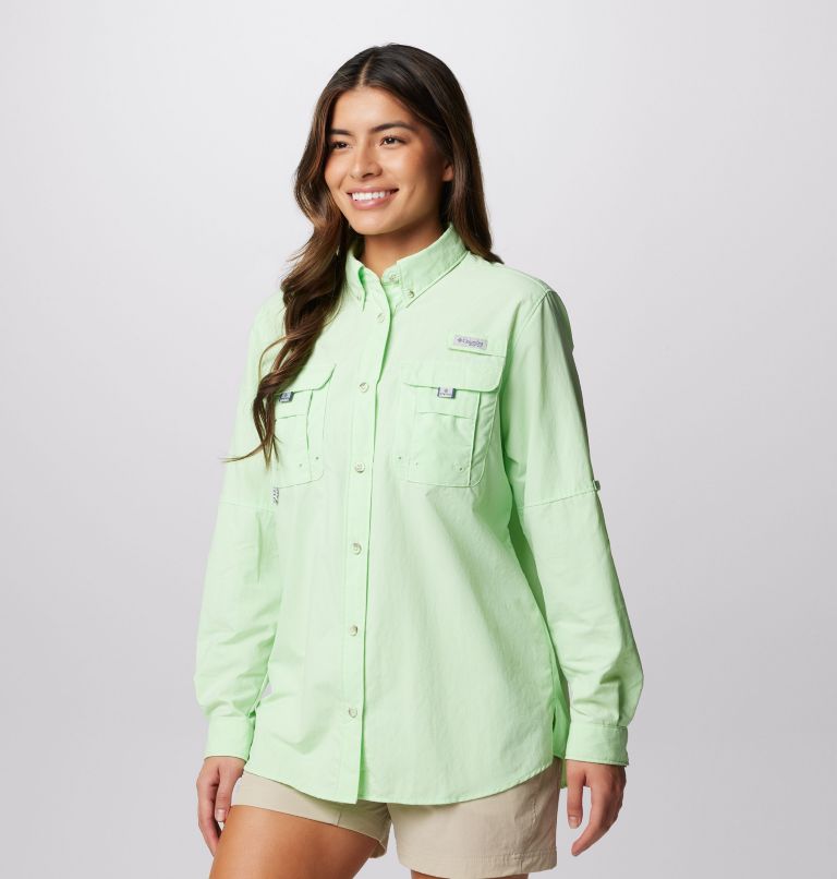 Thumbnail: Women’s PFG Bahama Long Sleeve Shirt, Color: Key West, image 4