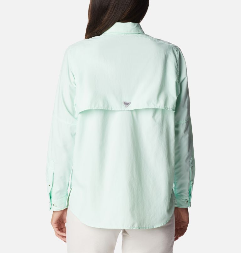 Thumbnail: Women’s PFG Bahama Long Sleeve Shirt, Color: Gullfoss Green, image 2